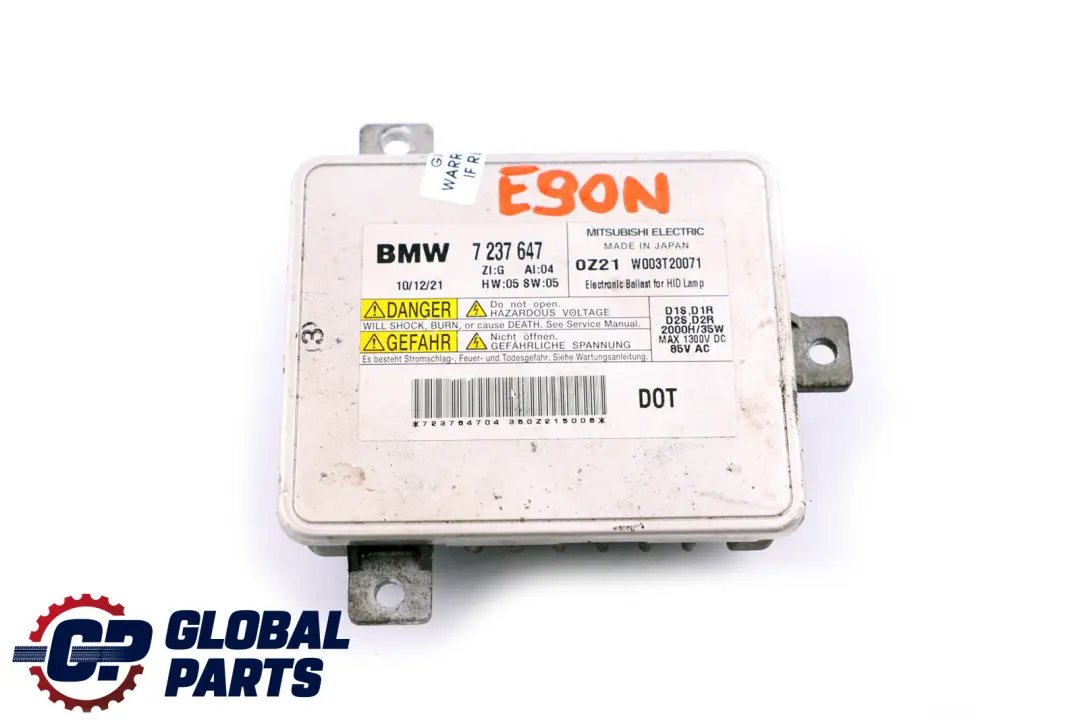 BMW E90 LCI F01 F10 F11 F20 F21 Centralina Xenon Luce - SKU 7237647 - Numero di parte 7237647