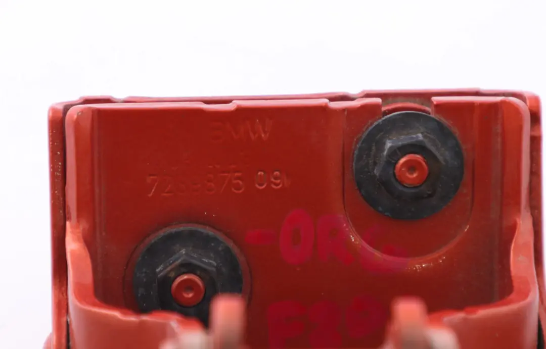 Left Trunk Lid Hinge Valencia Orange Metallic to BMW 1 Series F20 F21 LCI with Part number 7239875 BMW 1 Series F20 F21 LCI Left Trunk Lid Hinge Valencia Orange Metallic - SKU 7239875-ORG - Part number 7239875