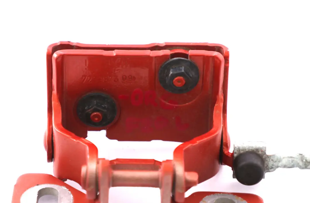 BMW 1 Series F20 F21 LCI Left Trunk Lid Hinge Valencia Orange Metallic - SKU 7239875-ORG - Part number 7239875