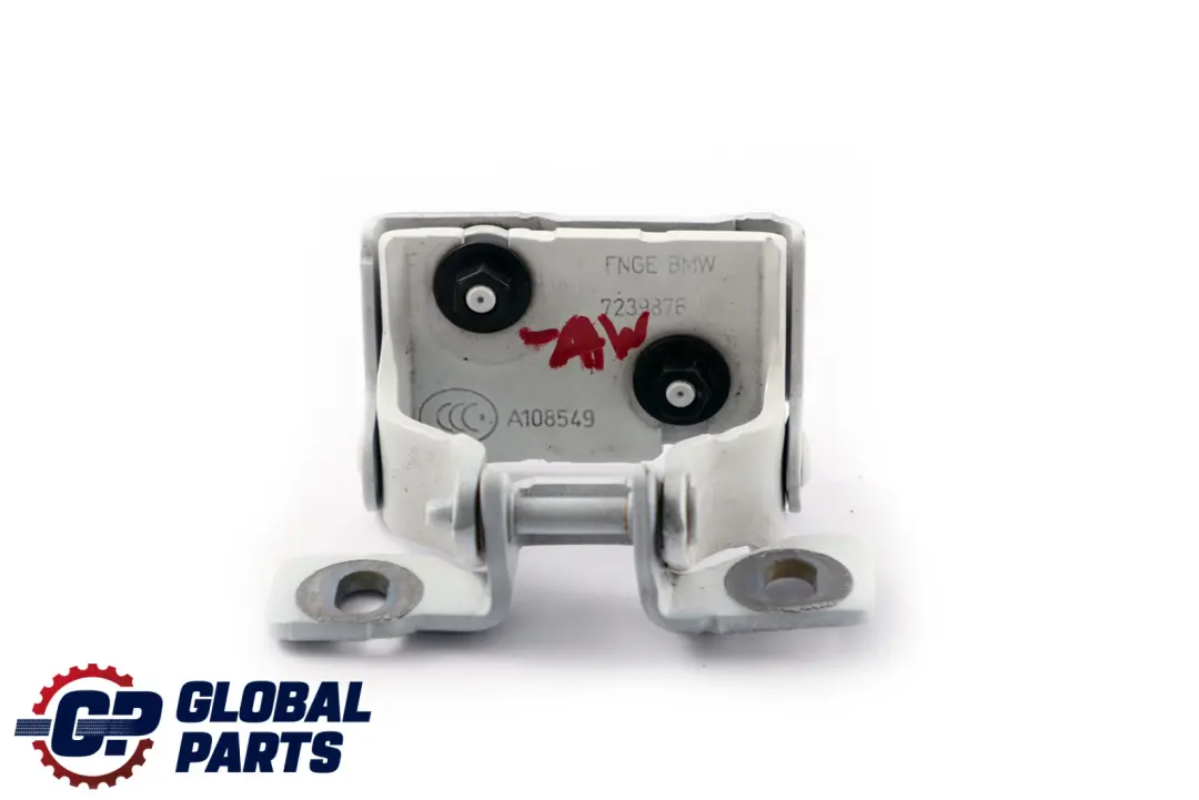 BMW 1 Series F20 F21 LCI Trunk Lid Hinge Right O/S Alpinweiss 3 White - SKU 7239876-AW - Part number 7239876