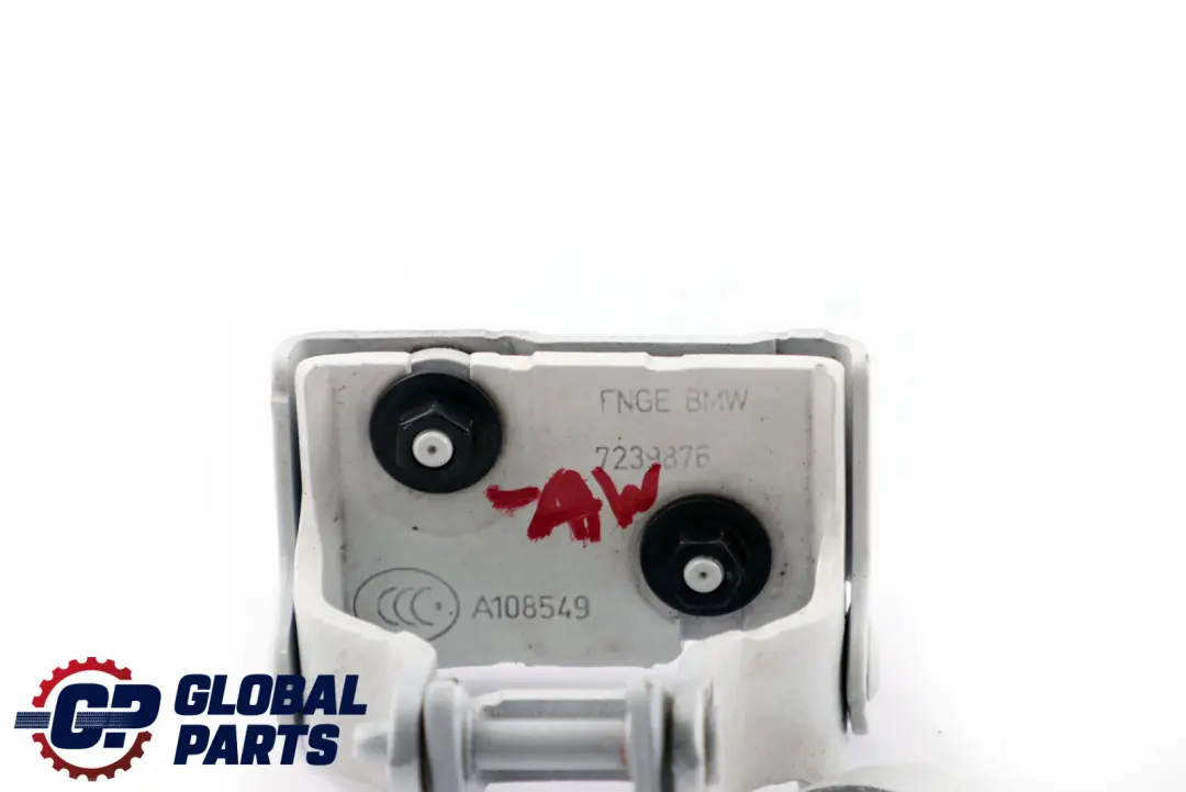 Boot Trunk Lid Hinge Right O/S Alpinweiss 3 White to BMW F20 F21 LCI with Part number 7239876 BMW F20 F21 LCI Boot Trunk Lid Hinge Right O/S Alpinweiss 3 White - SKU 7239876-AW - Part number 7239876
