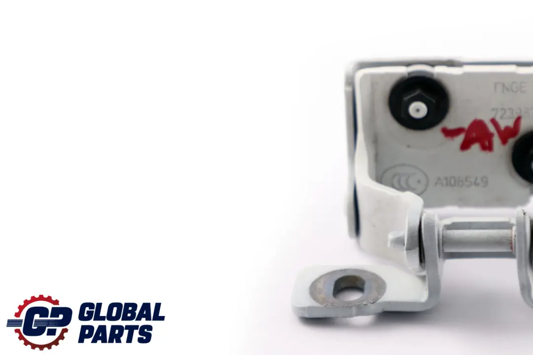 BMW 1 Series F20 F21 LCI Trunk Lid Hinge Right O/S Alpinweiss 3 White - SKU 7239876-AW - Part number 7239876