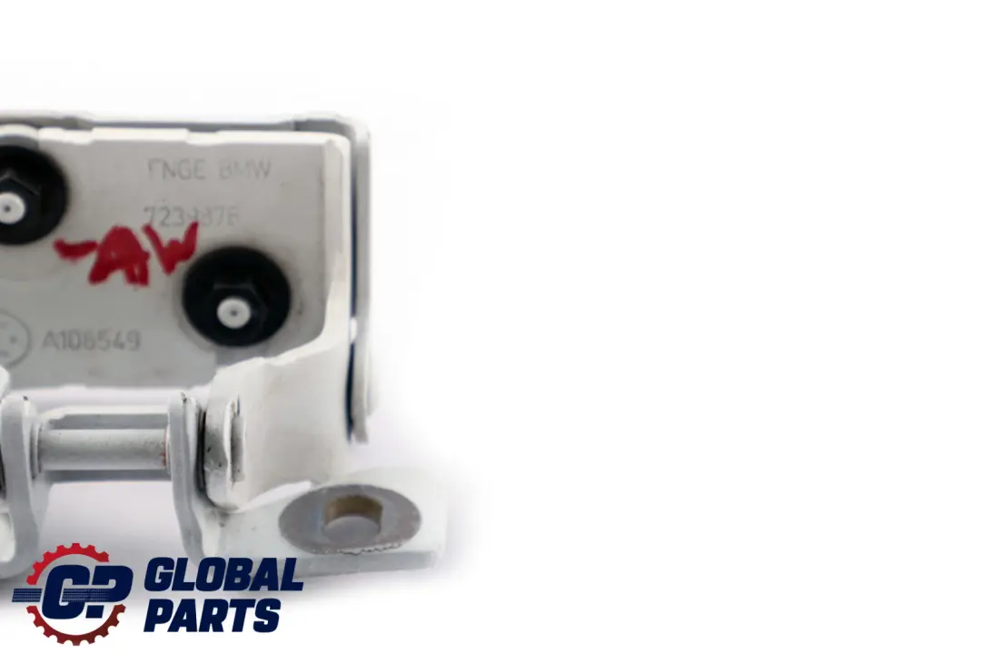 BMW 1 Series F20 F21 LCI Trunk Lid Hinge Right O/S Alpinweiss 3 White - SKU 7239876-AW - Part number 7239876