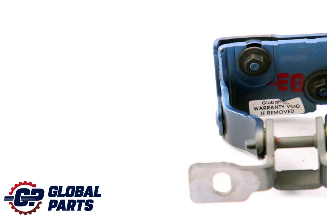 Bisagra Maletero Derecha Exterior Azul Estoril Metalizado para BMW F20 F21 LCI con número de pieza 7239876 BMW F20 F21 LCI Bisagra Maletero Derecha Exterior Azul Estoril Metalizado - SKU 7239876-EB - Número de pieza 7239876