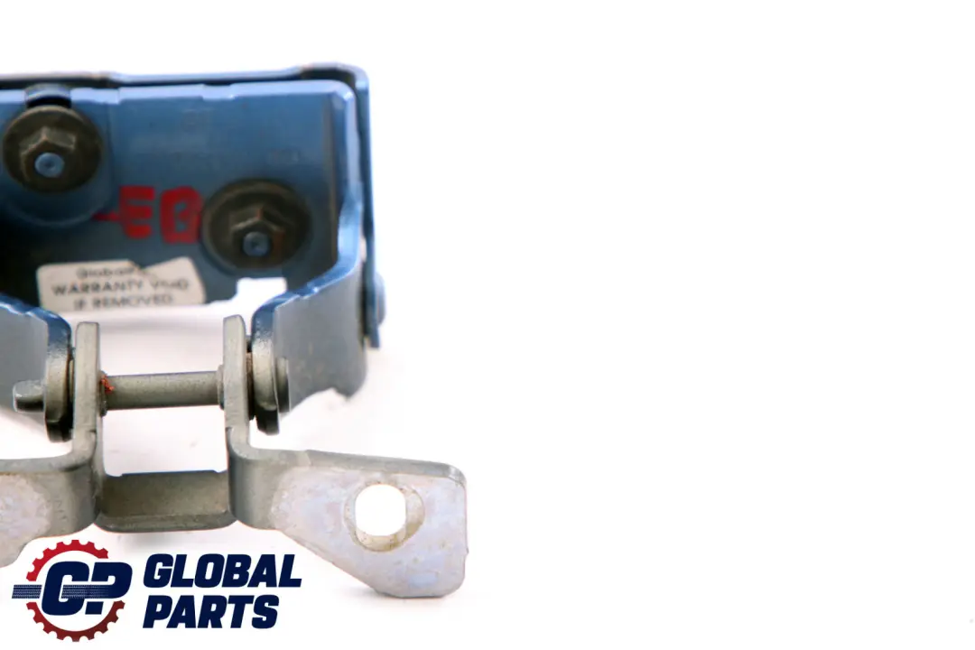 Bisagra Maletero Derecha Exterior Azul Estoril Metalizado para BMW F20 F21 LCI con número de pieza 7239876 BMW F20 F21 LCI Bisagra Maletero Derecha Exterior Azul Estoril Metalizado - SKU 7239876-EB - Número de pieza 7239876