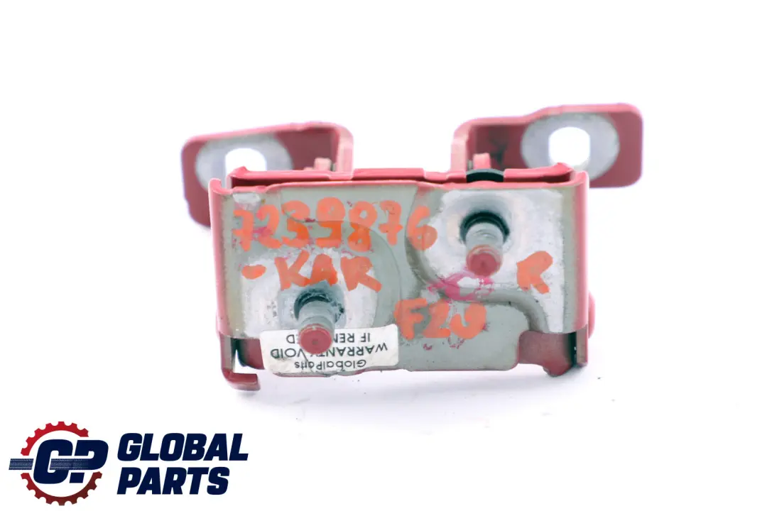 Bisagra De Tapa De Maletero Derecha Karmesinrot Rojo A61 para BMW 1 F20 F21 LCI con número de pieza 7239876 BMW 1 F20 F21 LCI Bisagra De Tapa De Maletero Derecha Karmesinrot Rojo A61 - SKU 7239876-KAR - Número de pieza 7239876