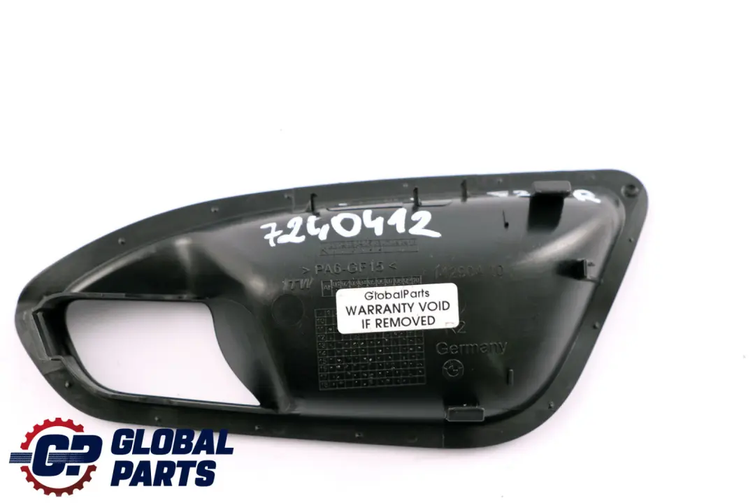 BMW F20 F21 F22 LCI Maniglia Della Portiera Interna Destra Rivestimento 7270976 - SKU 7240412 - Numero di parte 7240412