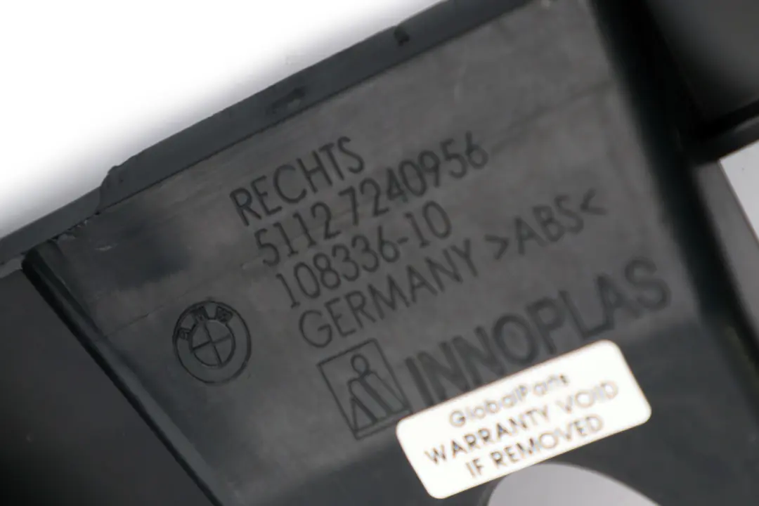 BMW F20 F21 Guide de pare-chocs arrière droit Support de montage - SKU 7240956 - Numéro de pièce 7240956