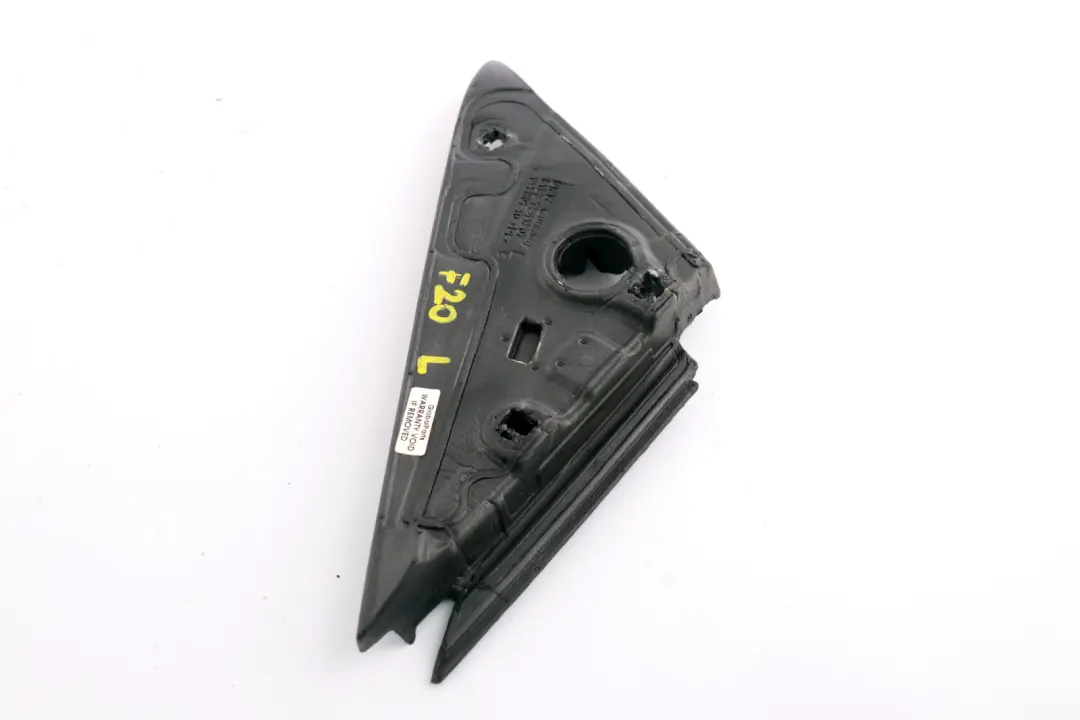 Seal Outer Left Mirror Triangle N/S to BMW 1 Series F20 F20N LCI with Part number 7241207 BMW 1 Series F20 F20N LCI Seal Outer Left Mirror Triangle N/S - SKU 7241207 - Part number 7241207