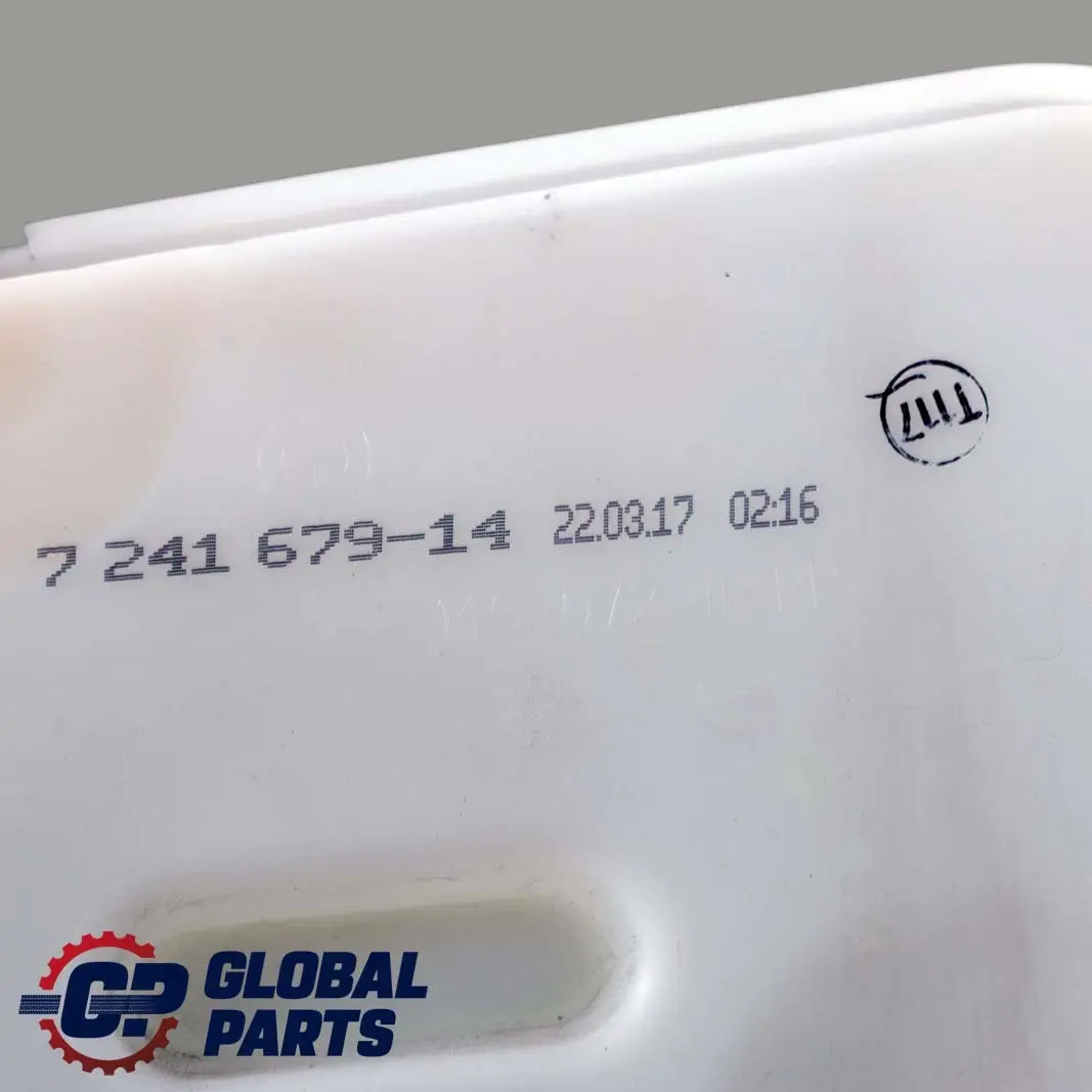 Faro Lavaparabrisas Botella Depósito Tanque para BMW 3 4 F30 F32 F80 M3 F82 M4 con número de pieza 7241679 BMW 3 4 F30 F32 F80 M3 F82 M4 Faro Lavaparabrisas Botella Depósito Tanque - SKU 7241680 - Número de pieza 7241679