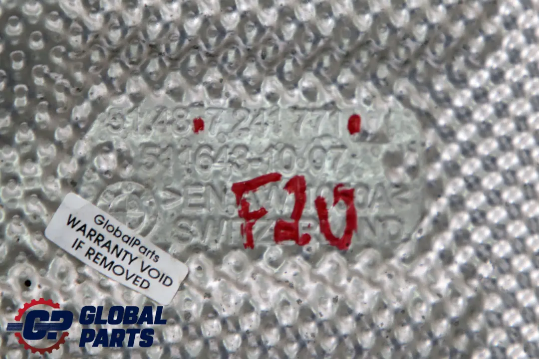 Aislamiento T?rmico Tunel Tapa Placa para BMW 2 F20 F21 F22 F30 F31 con número de pieza 7241771 BMW 2 F20 F21 F22 F30 F31 Aislamiento T?rmico Tunel Tapa Placa - SKU 7241771 - Número de pieza 7241771