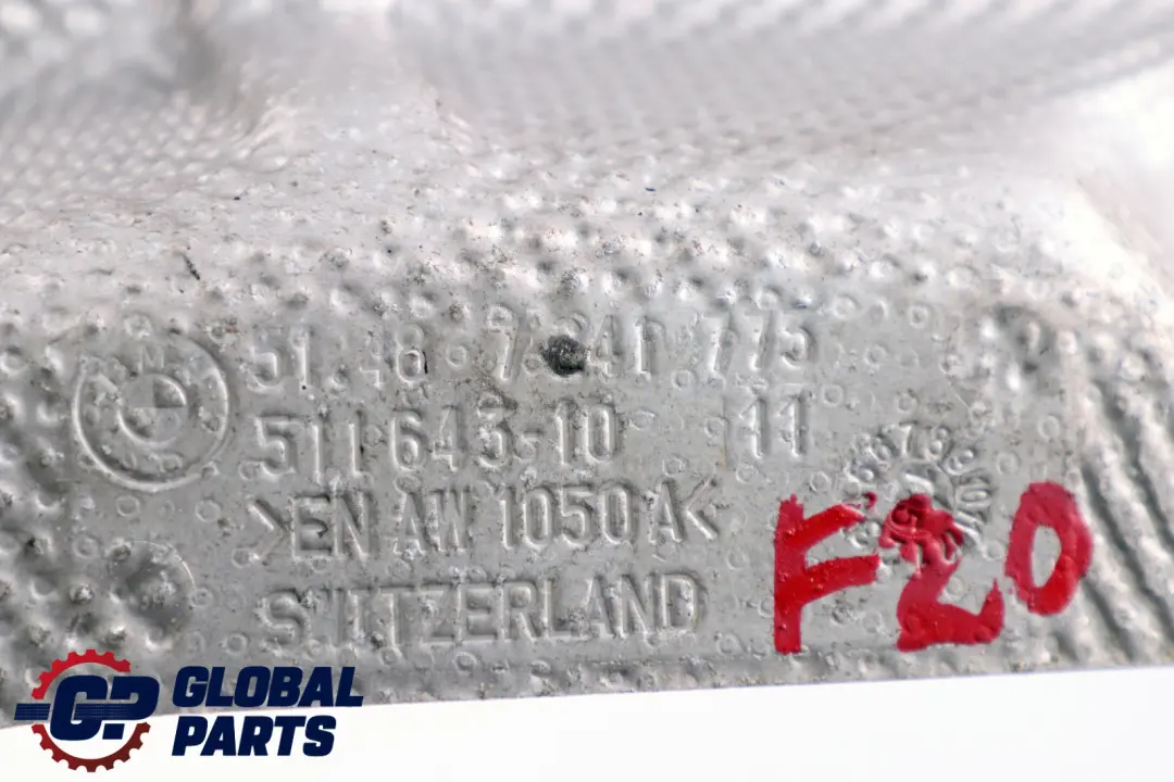 BMW 1 2 Series F20 F21 F22 Exhaus Fuel Tank Heat Shield Insulation - SKU 7241773 - Part number 7241773