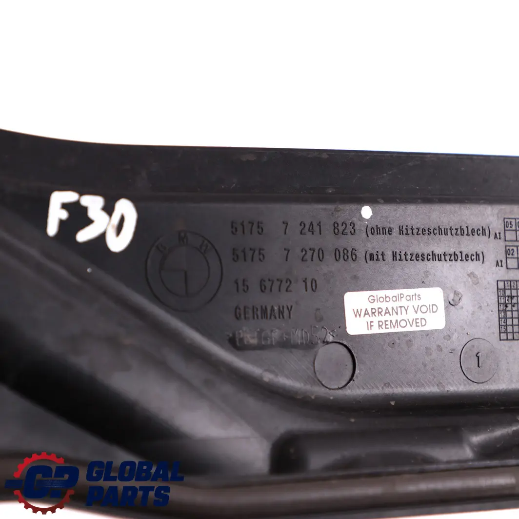 BMW F20 F30 F31 Osłona Ściany Działowej Silnika - SKU 7241823 - Numer Części 7241823