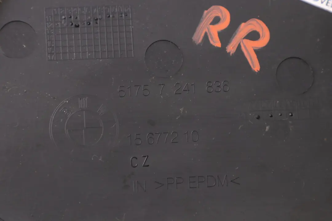 Underfloor Under Body Cover Panel Shield Rear Right O/S to BMW F20 with Part number 7241836 BMW F20 Underfloor Under Body Cover Panel Shield Rear Right O/S - SKU 7241836 - Part number 7241836