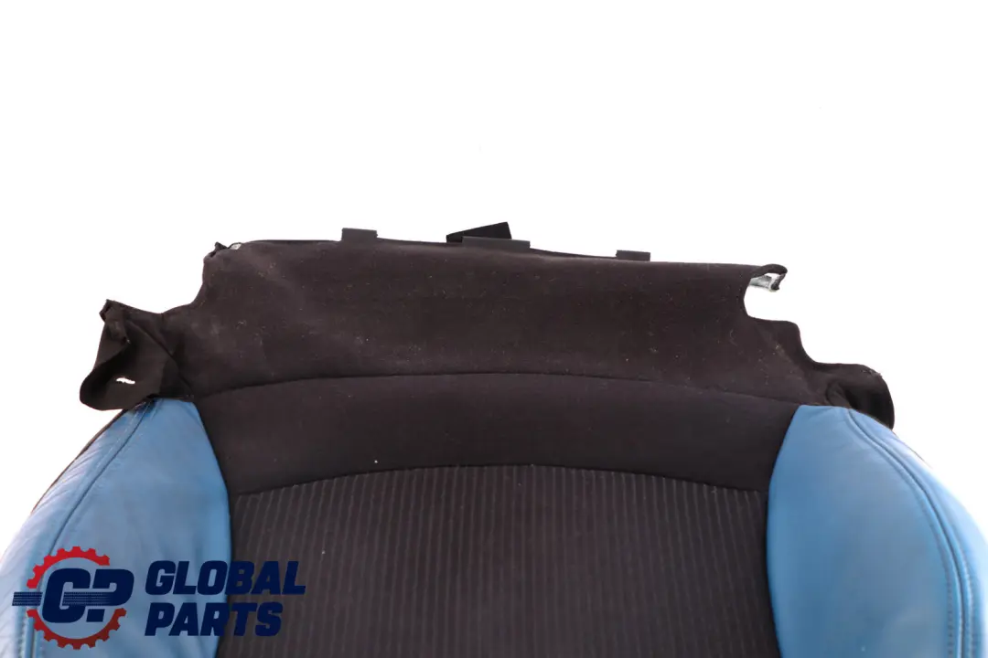 Vorne Rechts Sport Sitzbezug Halb Leder Blau für Mini Cooper R55 R56 mit Teilenummer 7242358 Mini Cooper R55 R56 Vorne Rechts Sport Sitzbezug Halb Leder Blau - SKU 7242358-1 - Teilenummer 7242358