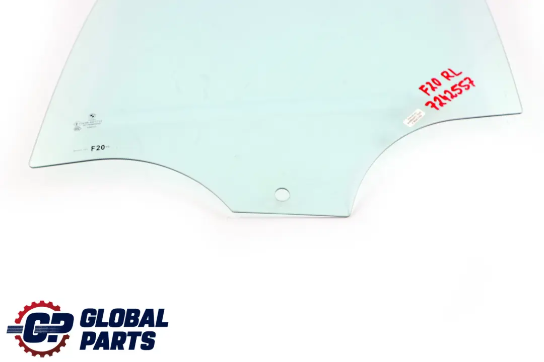 Left Side Door N/S Window Glass Green AS2 to BMW 1 Series F20 Rear with Part number 7242557 BMW 1 Series F20 Rear Left Side Door N/S Window Glass Green AS2 - SKU 7242557 - Part number 7242557