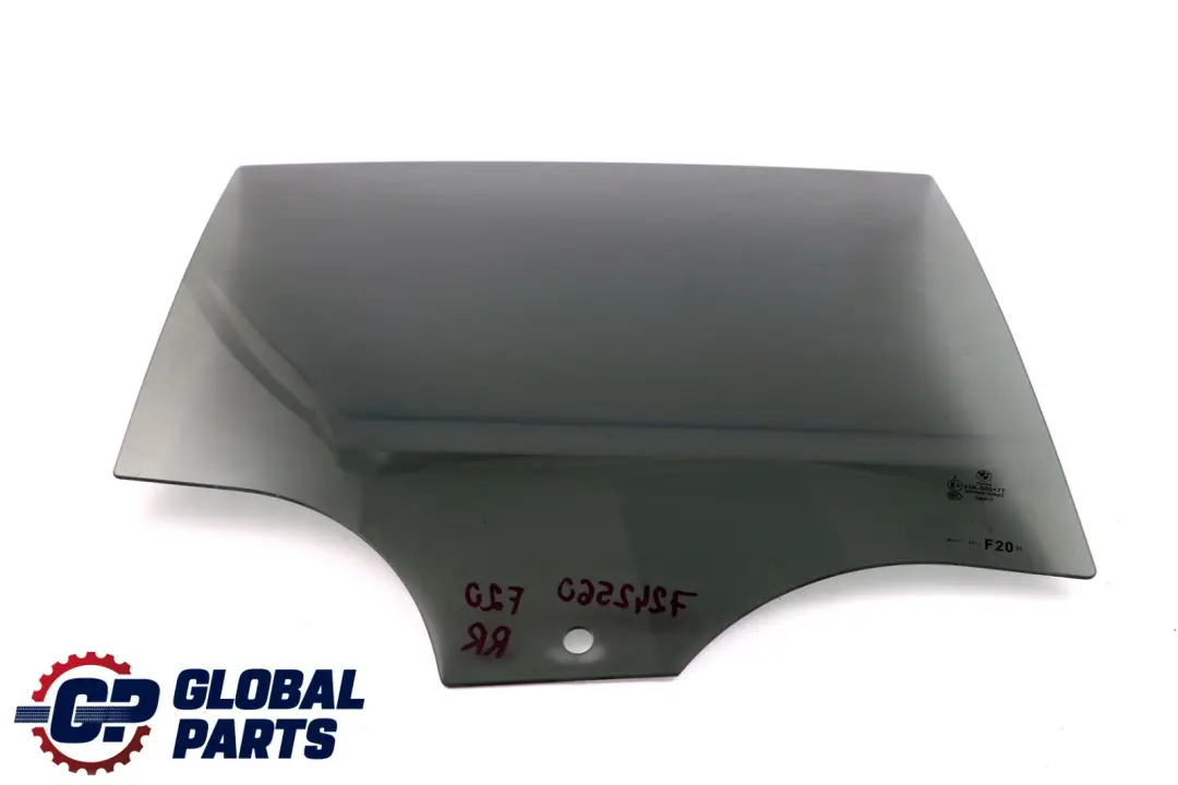 Cristal De Ventana De Puerta Trasera Derecha AS3 para BMW F20 con número de pieza 7242560 BMW F20 Cristal De Ventana De Puerta Trasera Derecha AS3 - SKU 7242560 - Número de pieza 7242560