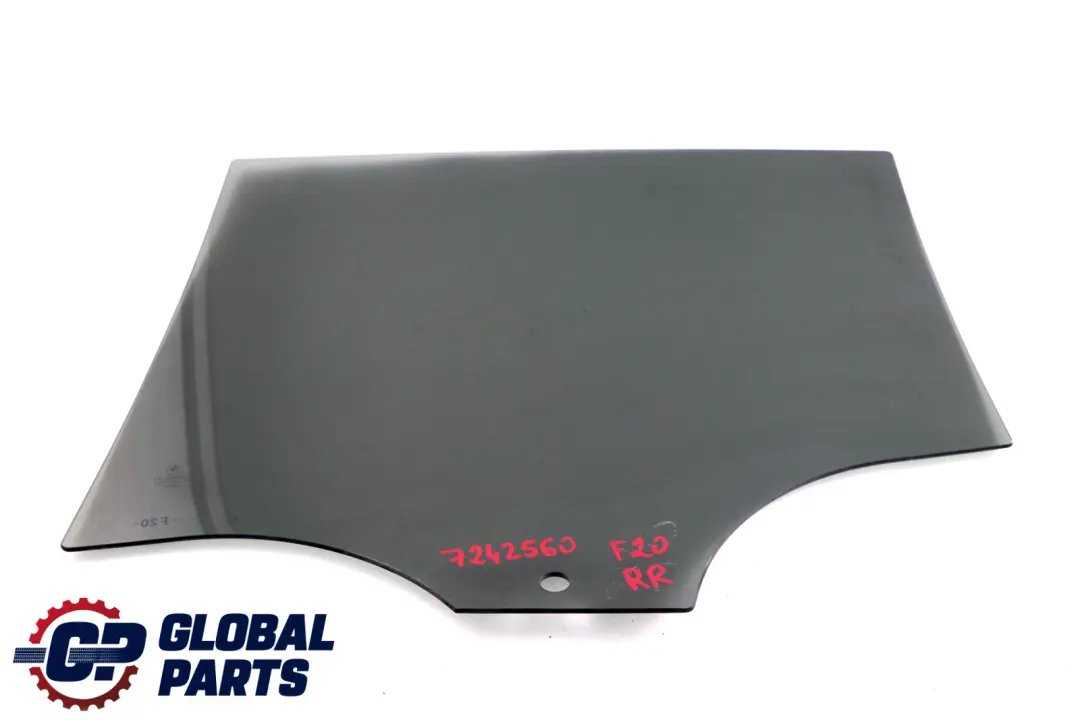 BMW 1 Series F20 Rear Right Door O/S Window Glass AS3 - SKU 7242560 - Part number 7242560