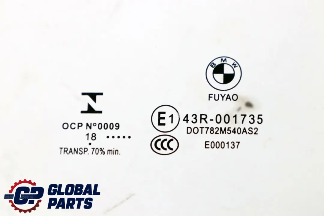 BMW F20 Vetro Della Portiera Anteriore Sinistra Verde AS2 5133 - SKU 7242563 - Numero di parte 51337242563
