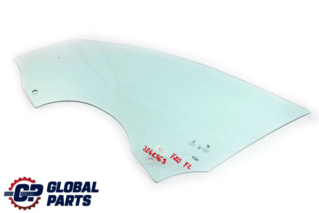 Front Passenger Side Door Window Glass Left N/S Green AS2 to BMW F20 with Part number 51337242563 BMW F20 Front Passenger Side Door Window Glass Left N/S Green AS2 - SKU 7242563 - Part number 51337242563