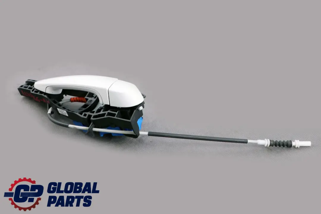BMW 1 Series F20 LCI Complete Rear Right Grab Handle O/S Alpinweiss White 300 - SKU 7242566-AW - Part number 7242566