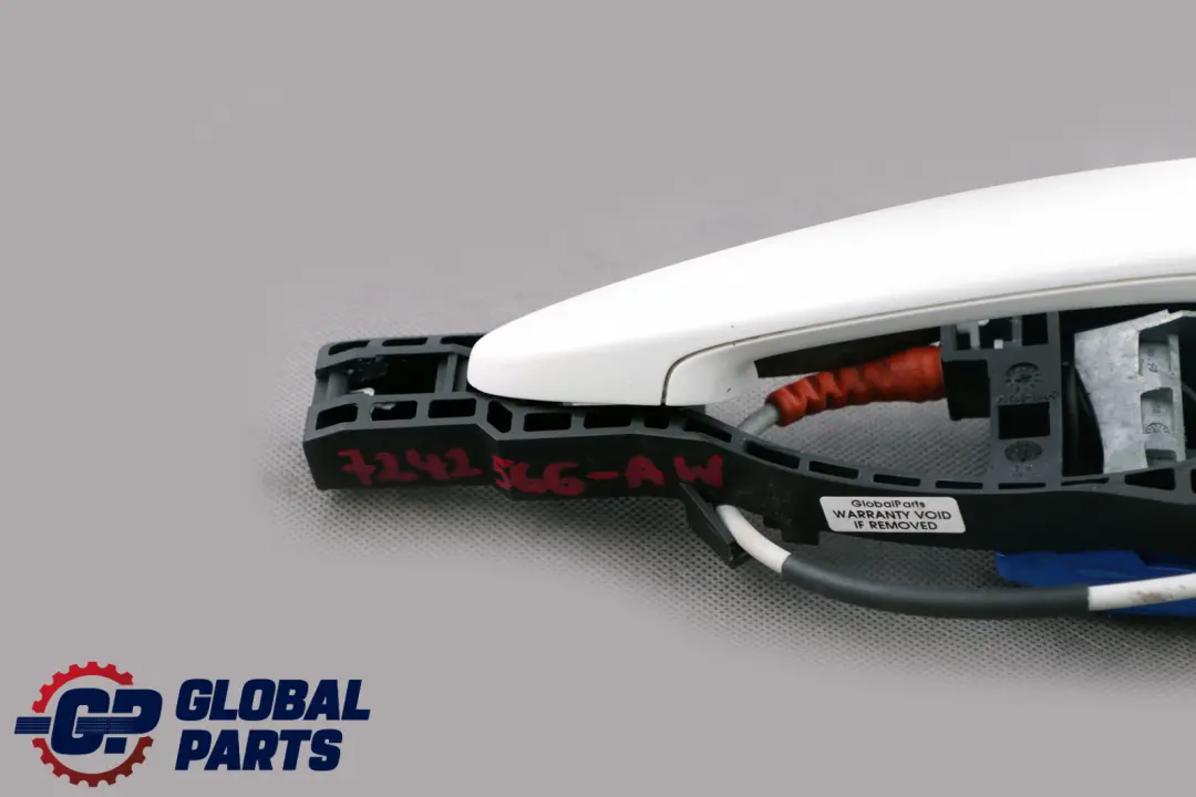 BMW 1 Series F20 LCI Complete Rear Right Grab Handle O/S Alpinweiss White 300 - SKU 7242566-AW - Part number 7242566