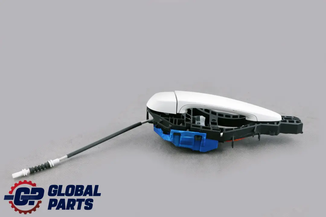 BMW 1 Series F20 LCI Complete Rear Right Grab Handle O/S Alpinweiss White 300 - SKU 7242566-AW - Part number 7242566