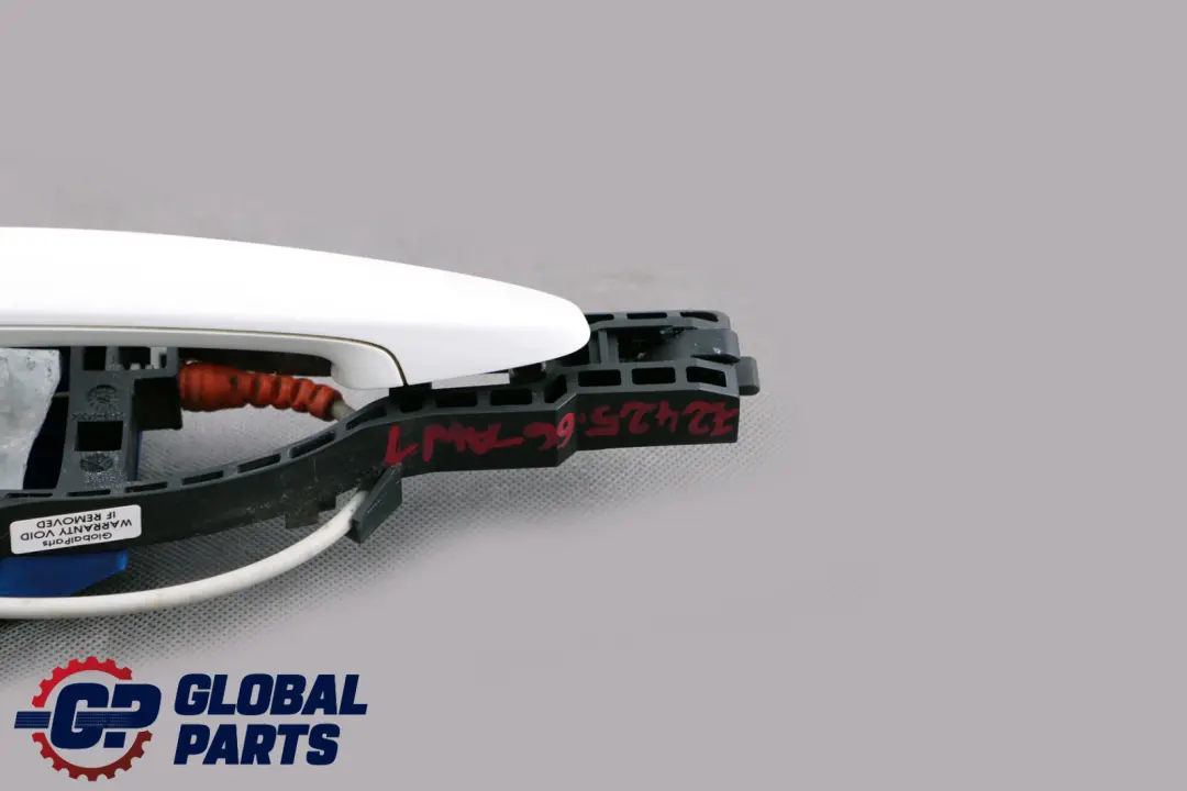BMW 1 Series 1 F20 LCI Complete Rear Left Grab Handle N/S Alpinweiss White 300 - SKU 7242566-AW1 - Part number 7242566