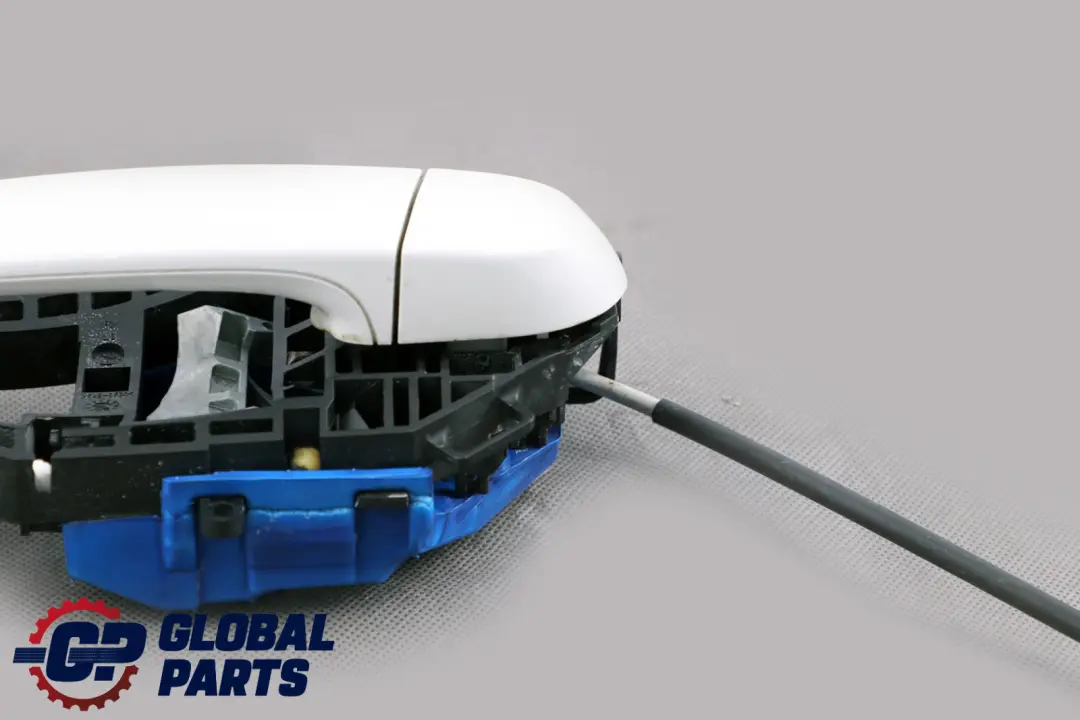 BMW 1 Series 1 F20 LCI Complete Rear Left Grab Handle N/S Alpinweiss White 300 - SKU 7242566-AW1 - Part number 7242566