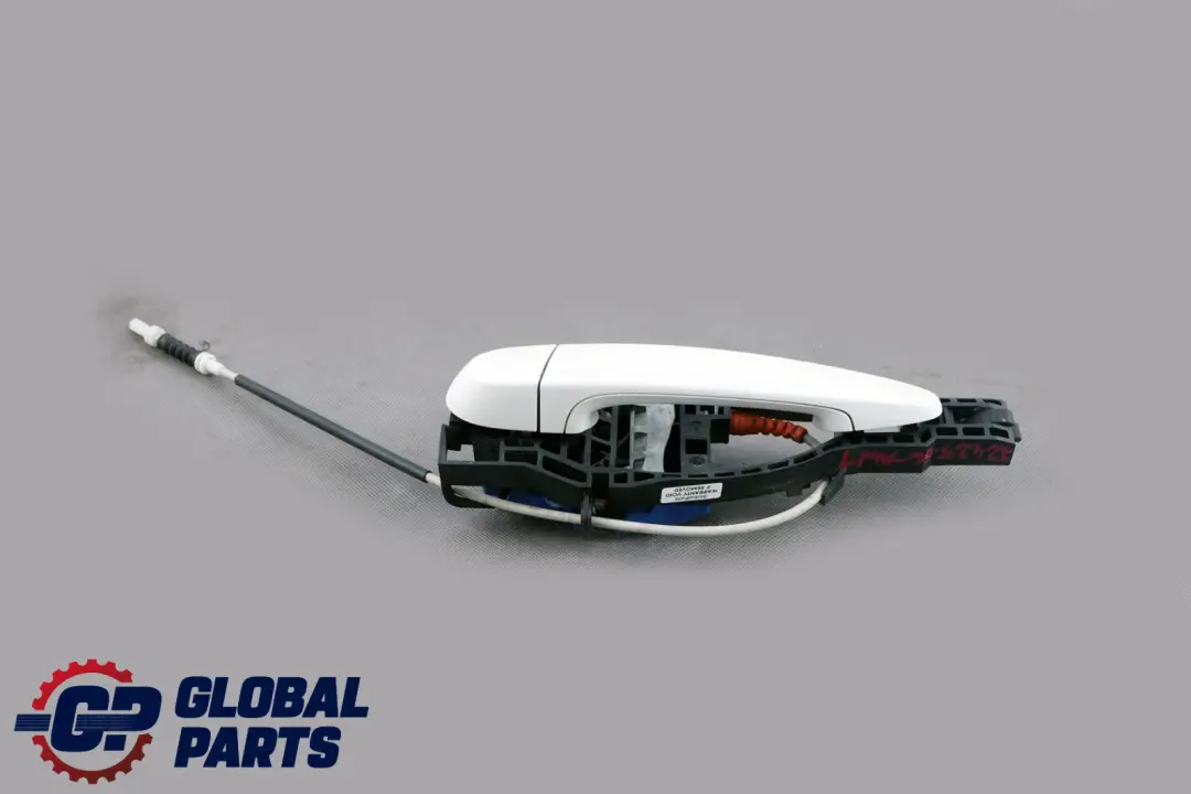 BMW 1 Series 1 F20 LCI Complete Rear Left Grab Handle N/S Alpinweiss White 300 - SKU 7242566-AW1 - Part number 7242566