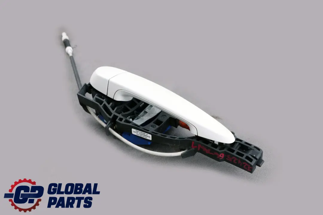 BMW 1 Series 1 F20 LCI Complete Rear Left Grab Handle N/S Alpinweiss White 300 - SKU 7242566-AW1 - Part number 7242566
