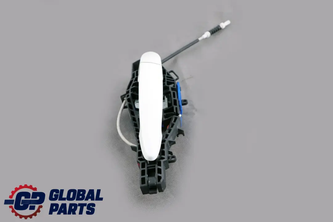 BMW 1 Series 1 F20 LCI Complete Rear Left Grab Handle N/S Alpinweiss White 300 - SKU 7242566-AW1 - Part number 7242566