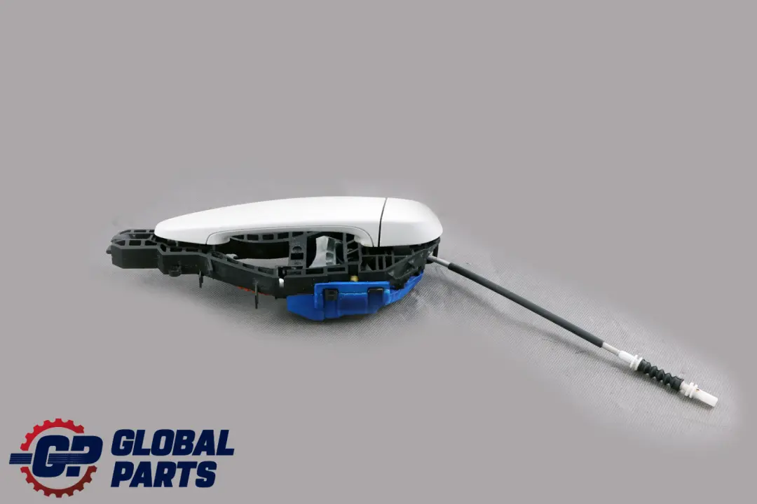 BMW 1 Series 1 F20 LCI Complete Rear Left Grab Handle N/S Alpinweiss White 300 - SKU 7242566-AW1 - Part number 7242566