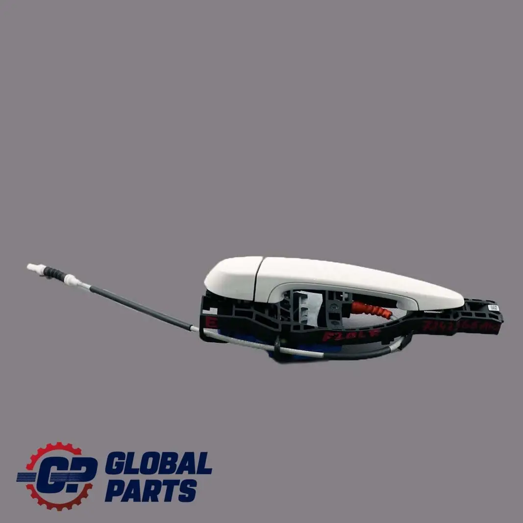 BMW 1 Series 2 F20 LCI Complete Rear Left Grab Handle N/S Alpinweiss White 300 - SKU 7242566-AW2 - Part number 7242566