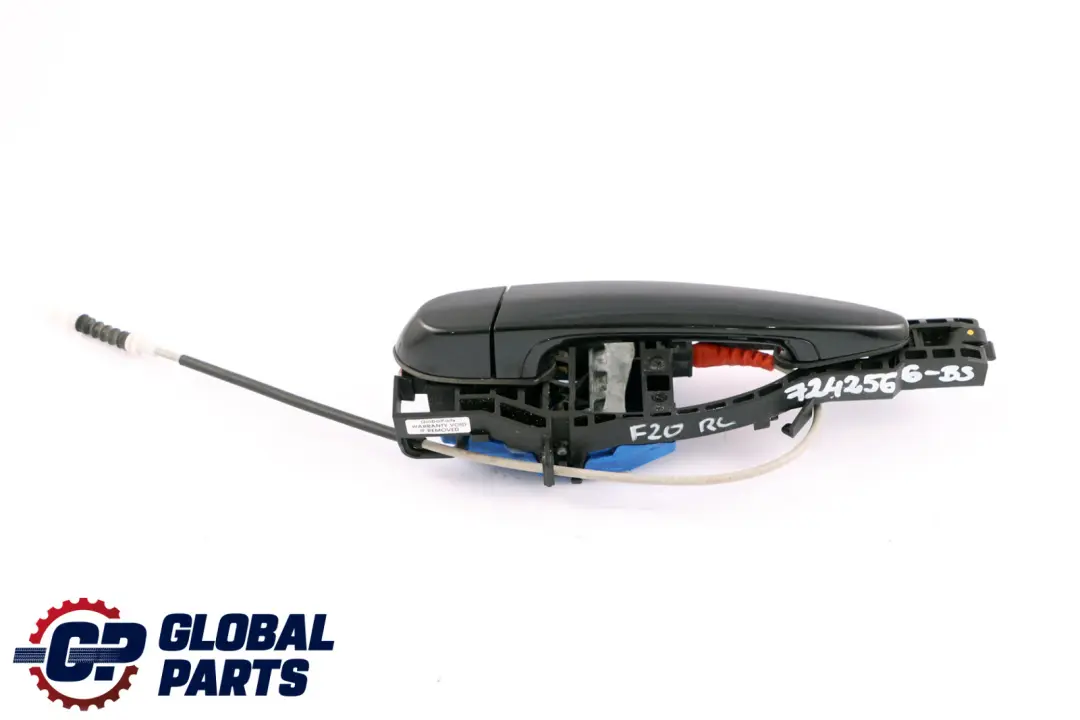 BMW 1 Series F20 Complete Rear Left Grab Handle N/S Black Sapphire Metallic 475 - SKU 7242566-BS - Part number 7242566
