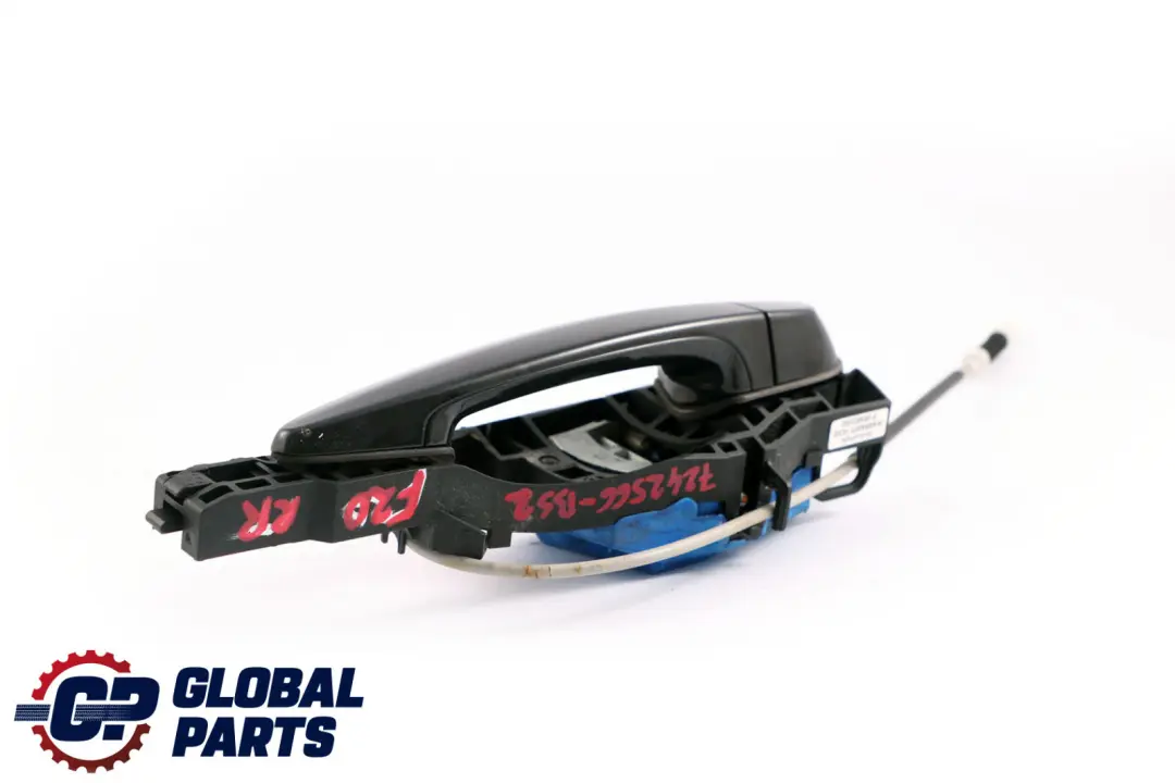 Complete Rear Right Grab Handle O/S Black Sapphire Metallic BMW 1 Series 2 F20 - SKU 7242566-BS2 - Part number 7242566