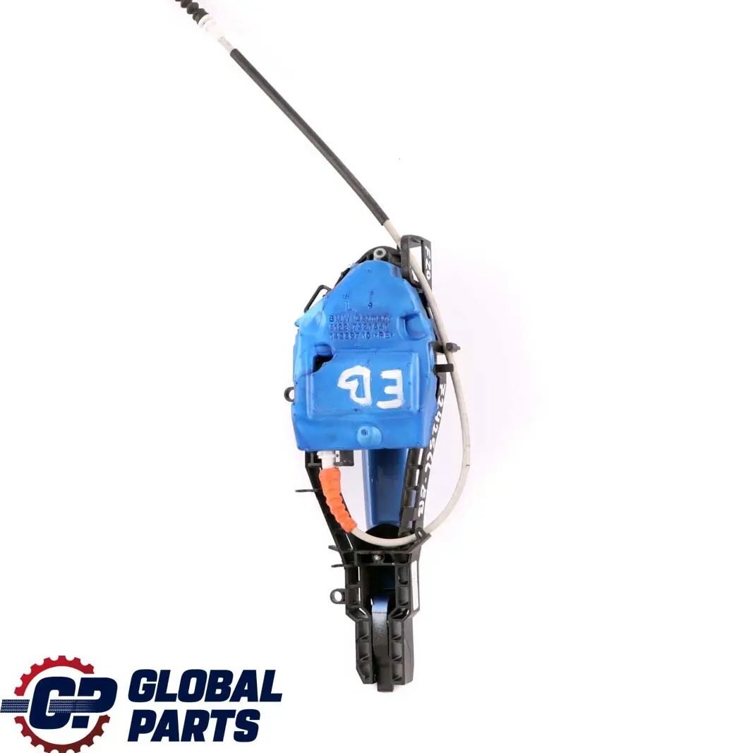 BMW 1 F20 LCI Complete Rear Left Grab Handle N/S Estorilblau Estoril Blue B45 - SKU 7242566-EB - Part number 7242566