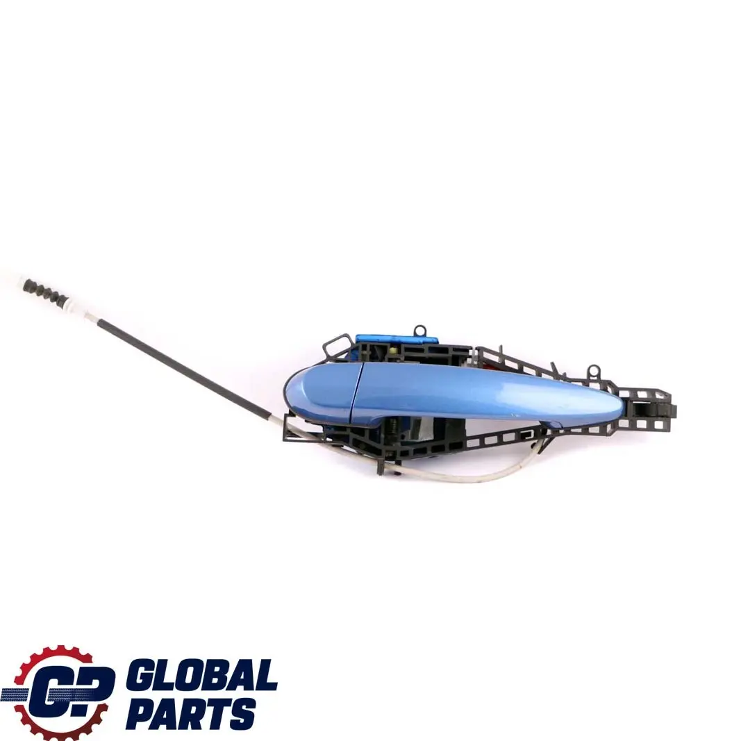 BMW 1 F20 LCI Complete Rear Left Grab Handle N/S Estorilblau Estoril Blue B45 - SKU 7242566-EB - Part number 7242566