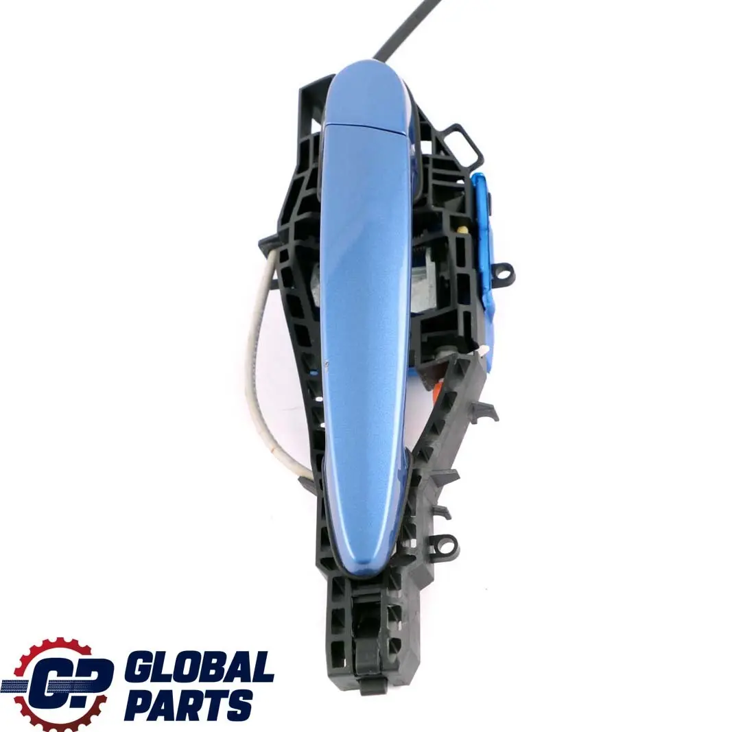 BMW 1 F20 LCI Complete Rear Left Grab Handle N/S Estorilblau Estoril Blue B45 - SKU 7242566-EB - Part number 7242566