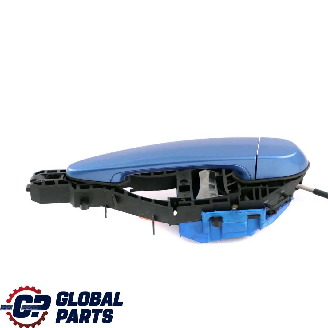 BMW 1 F20 LCI Complete Rear Left Grab Handle N/S Estorilblau Estoril Blue B45 - SKU 7242566-EB - Part number 7242566