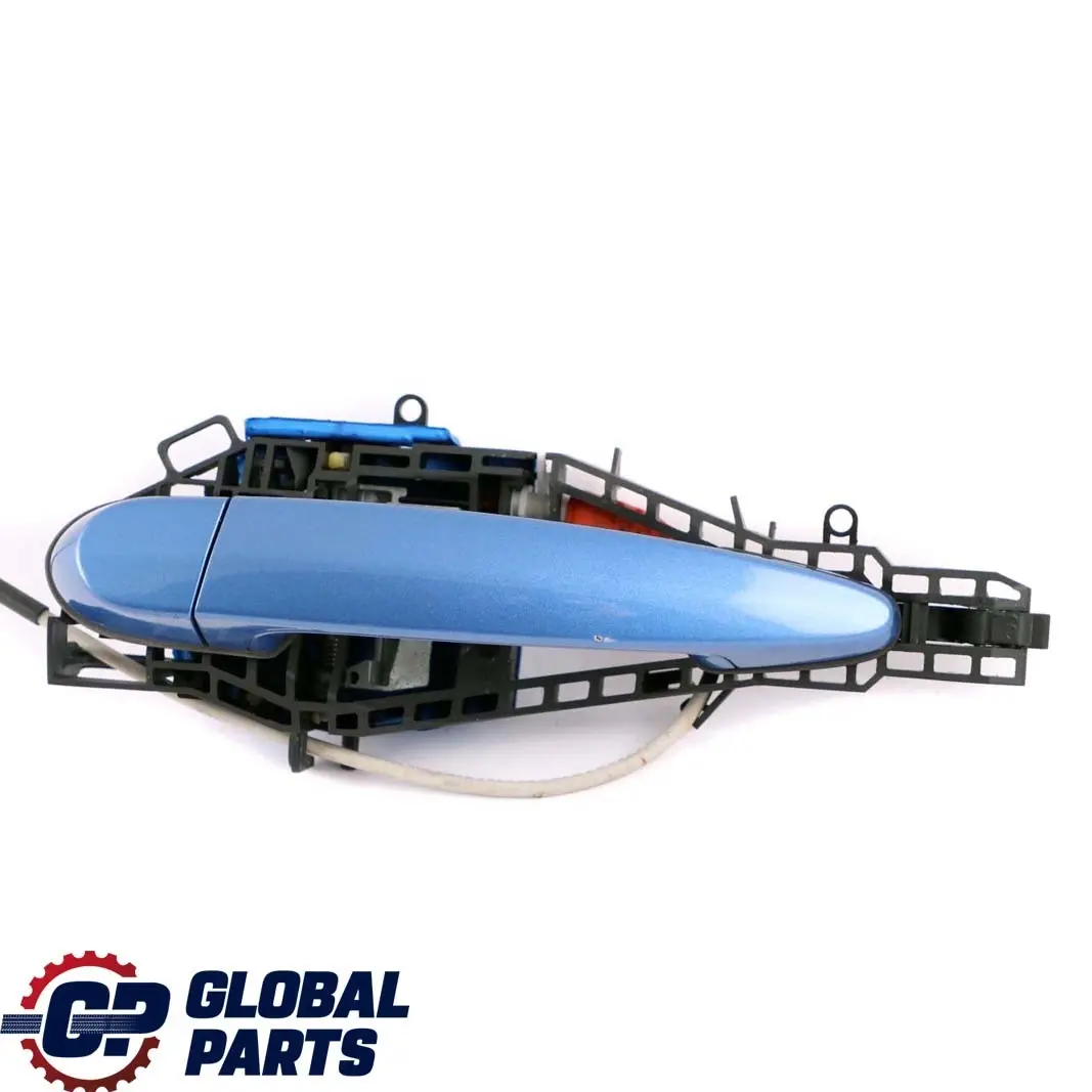 BMW 1 F20 LCI Complete Rear Left Grab Handle N/S Estorilblau Estoril Blue B45 - SKU 7242566-EB - Part number 7242566