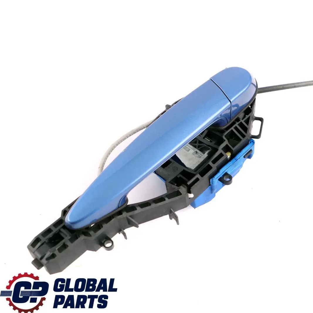 Complete Rear Left Grab Handle N/S Estorilblau Estoril Blue B45 to BMW 1 F20 LCI with Part number 7242566 BMW 1 F20 LCI Complete Rear Left Grab Handle N/S Estorilblau Estoril Blue B45 - SKU 7242566-EB - Part number 7242566