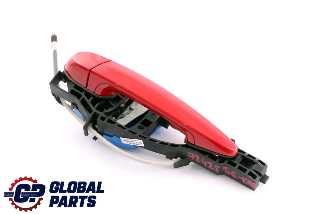 Kompletter Haltegriff Hinten Links Karmesinrot Rot A61 für BMW 1 er F20 LCI mit Teilenummer 7242566 BMW 1 er F20 LCI Kompletter Haltegriff Hinten Links Karmesinrot Rot A61 - SKU 7242566-KAR - Teilenummer 7242566