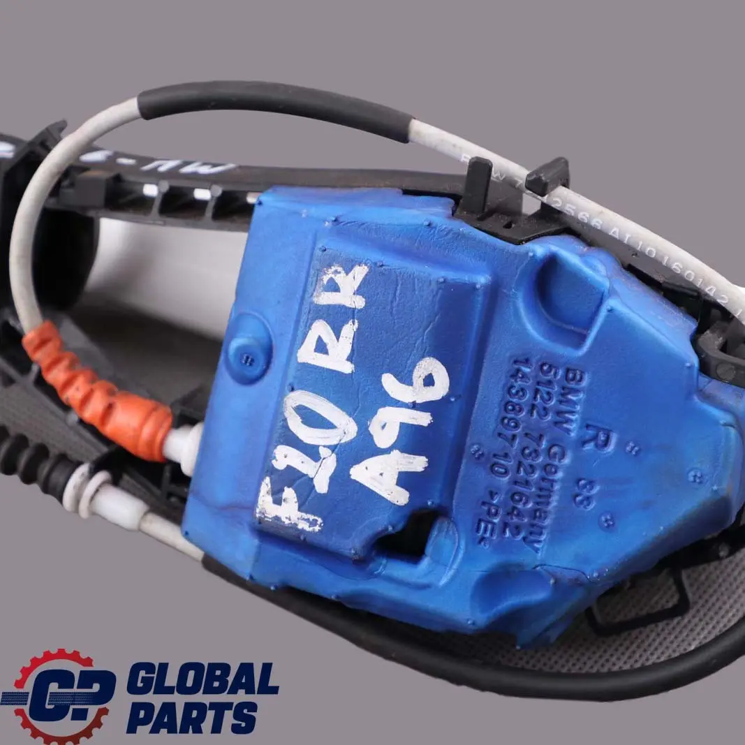 BMW 1 er F20 Kompletter Haltegriff Hinten Rechts Mineralweiss A96 - SKU 7242566-MW - Teilenummer 7242566