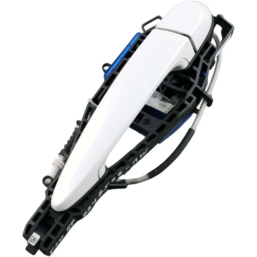 Complete Rear Right Grab Handle O/S Mineralweiss Mineral White A96 to BMW 1 F20 with Part number 7242566 BMW 1 F20 Complete Rear Right Grab Handle O/S Mineralweiss Mineral White A96 - SKU 7242566-MW - Part number 7242566