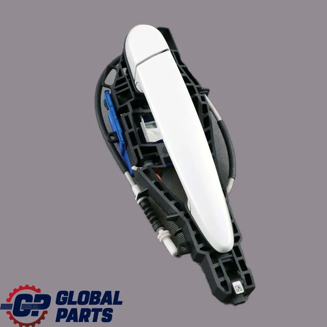 BMW 1 F20 Complete Rear Right Grab Handle O/S Mineralweiss Mineral White A96 - SKU 7242566-MW - Part number 7242566