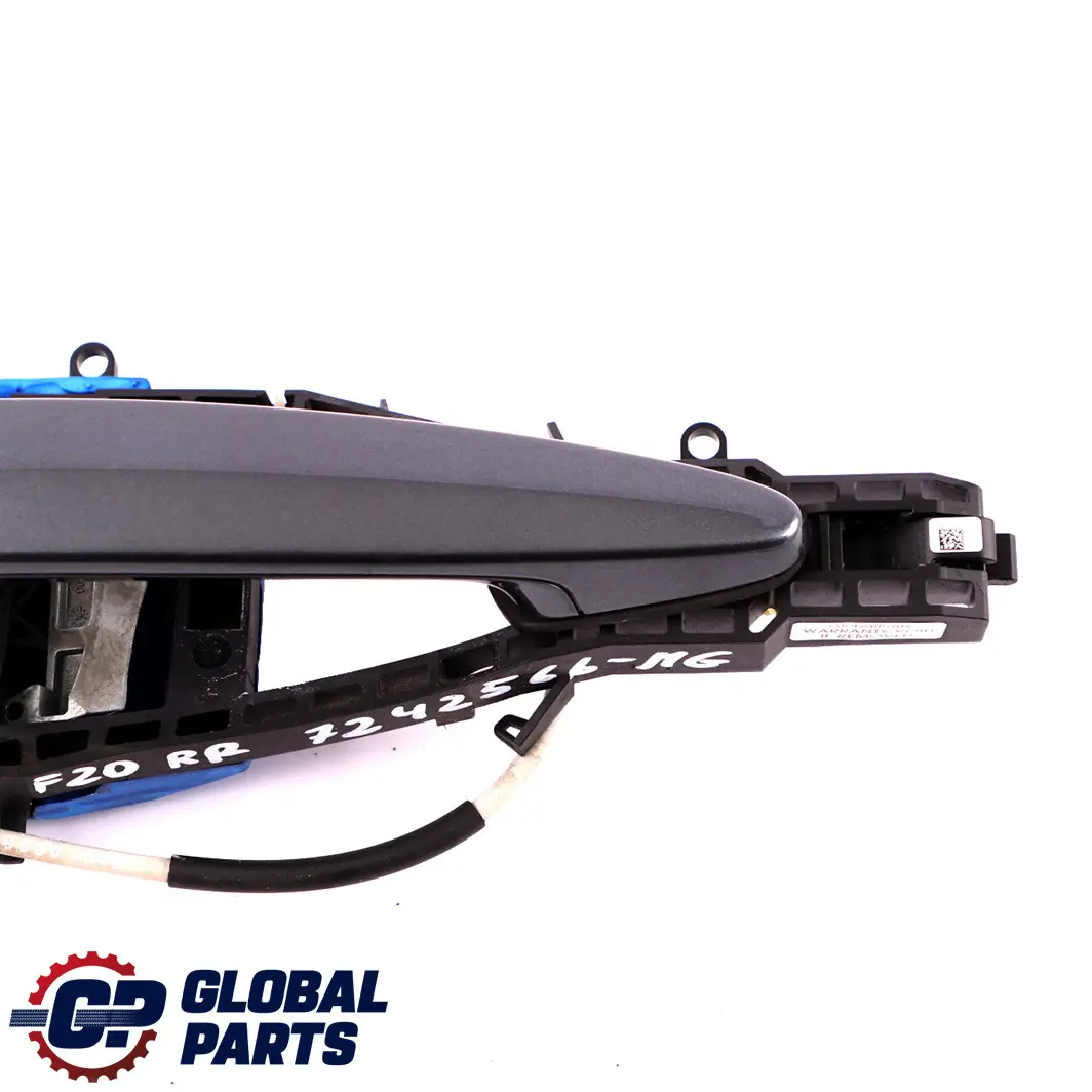 Complete Rear Right Grab Handle O/S Sparkling Graphite A22 to BMW 1 Series F20 with Part number 7242566 BMW 1 Series F20 Complete Rear Right Grab Handle O/S Sparkling Graphite A22 - SKU 7242566-SG - Part number 7242566