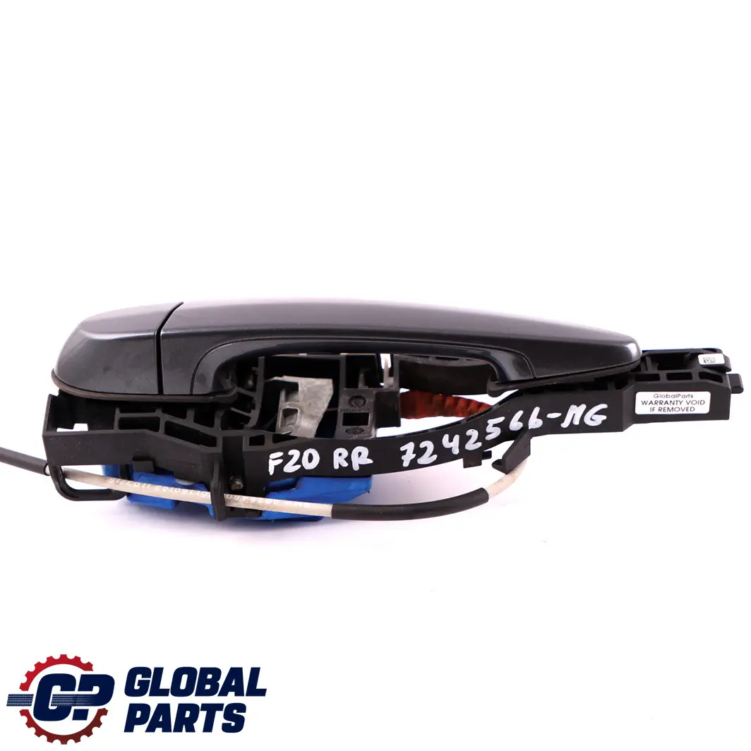 BMW 1 Series F20 Complete Rear Right Grab Handle O/S Sparkling Graphite A22 - SKU 7242566-SG - Part number 7242566