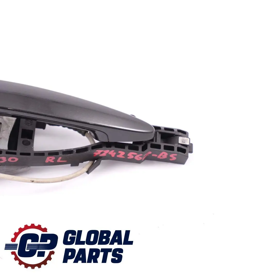 BMW F30 F31 Poignée Porte Extérieure Arrière Gauche Finition Saphir Noir - 475 - SKU 7242567-BS1 - Numéro de pièce 7242567
