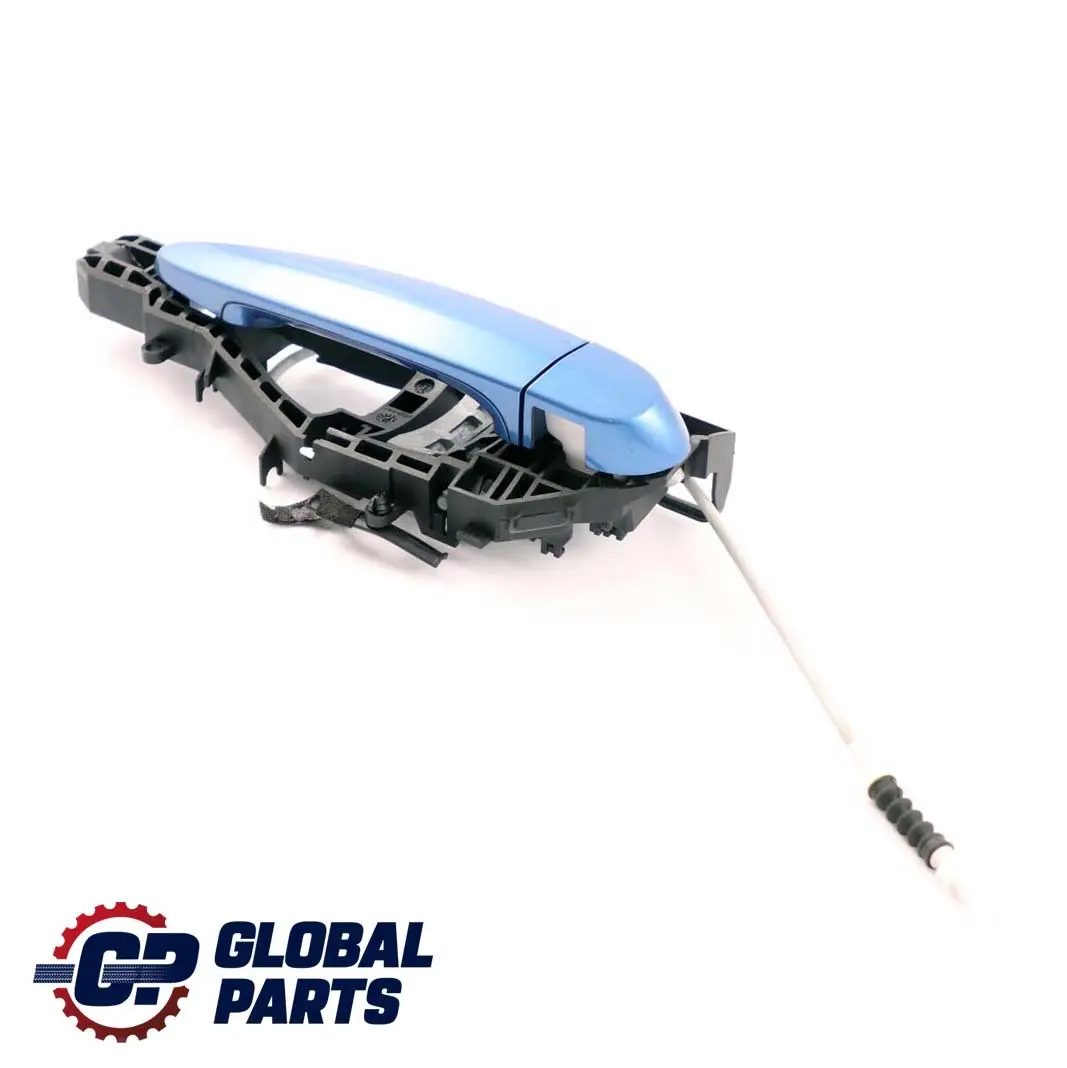 BMW 3 Series F30 F31 Rear Left Outside Door Grab Handle N/S Estorilblau Blue - SKU 7242567-EB1 - Part number 7242567